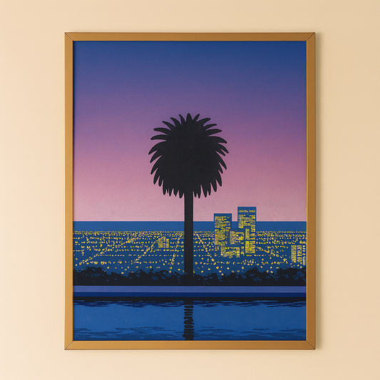 Palme - Malen nach Zahlen - für Erwachsene & Kinder - 40cm x 50cm