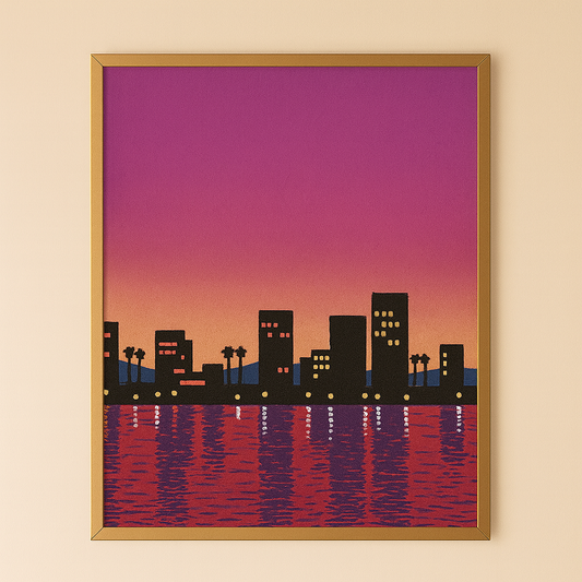 Skyline - Malen nach Zahlen - für Erwachsene & Kinder - 40cm x 50cm