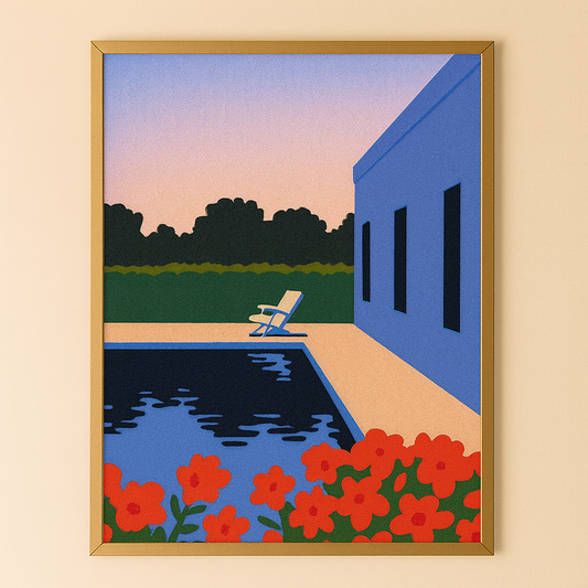 Garten Vibes - Malen nach Zahlen - für Erwachsene & Kinder - 40cm x 50cm