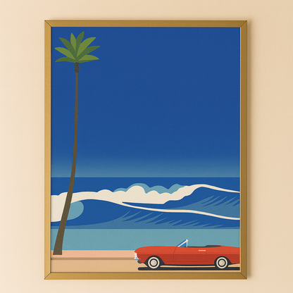 Strand - Malen nach Zahlen - für Erwachsene & Kinder - 40cm x 50cm