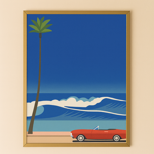 Strand - Malen nach Zahlen - für Erwachsene & Kinder - 40cm x 50cm
