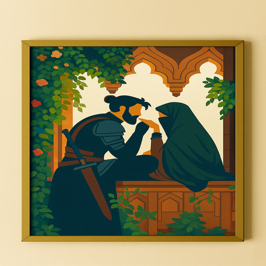 Liebespaar - Malen nach Zahlen - für Erwachsene & Kinder - 40cm x 50cm